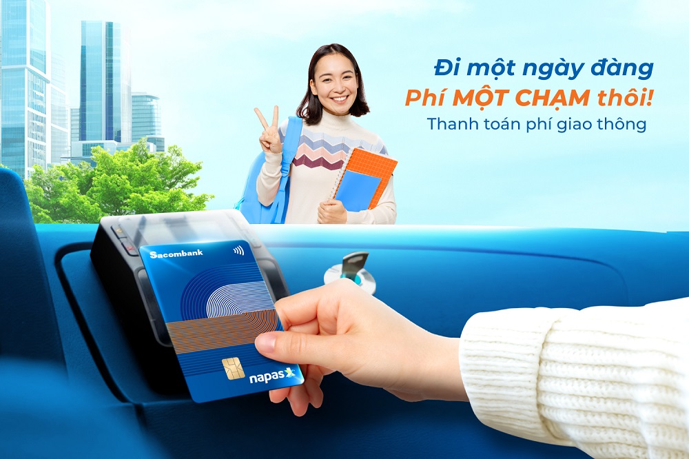 Sacombank triển khai thanh toán vé xe buýt qua thẻ Napas