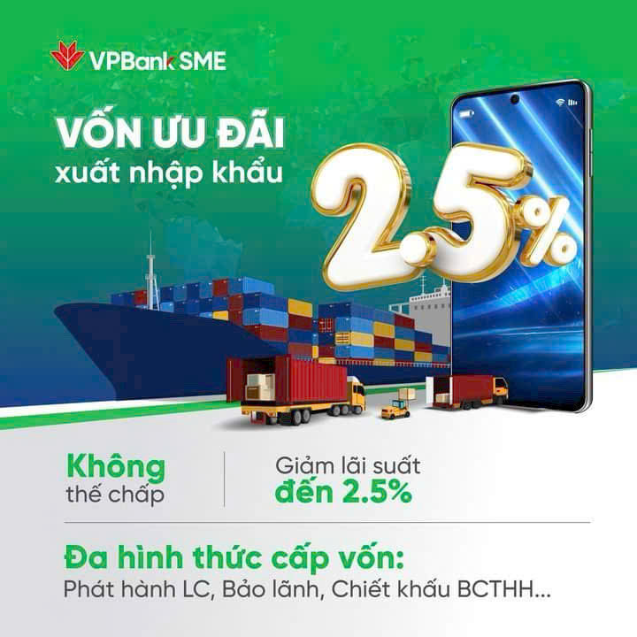 VPBank SME thiết kế riêng gói hỗ trợ vốn tín chấp cho doanh nghiệp chuyên Xuất nhập khẩu